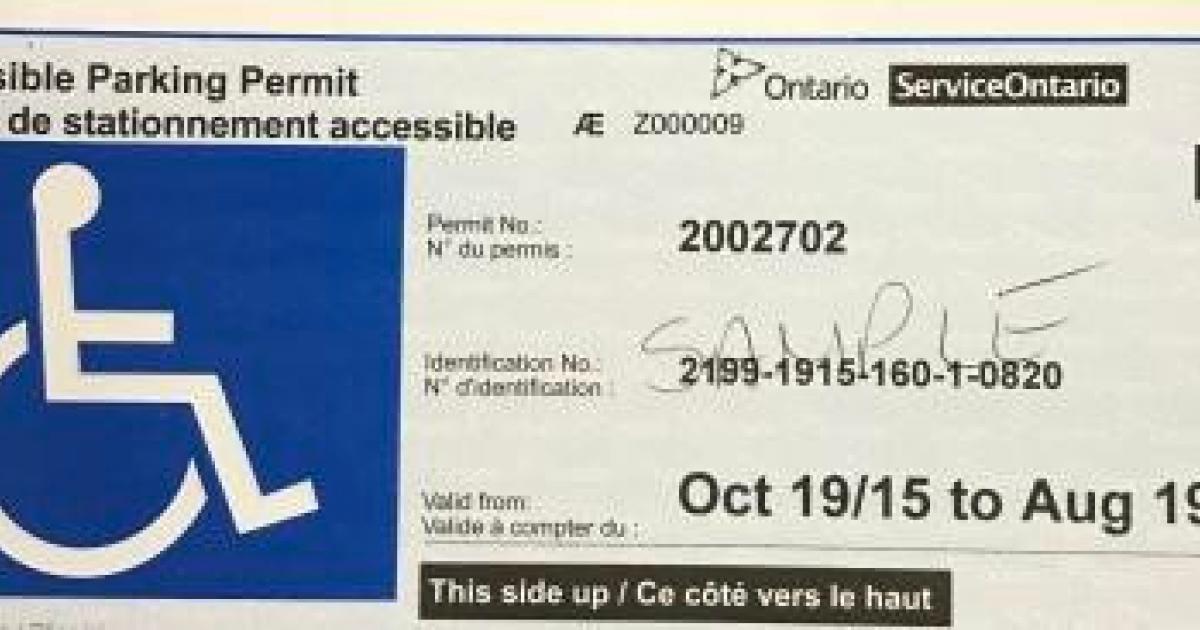 Ontario Making It Easier To Apply For And Renew Accessible Parking Permits   Accessible Parking 