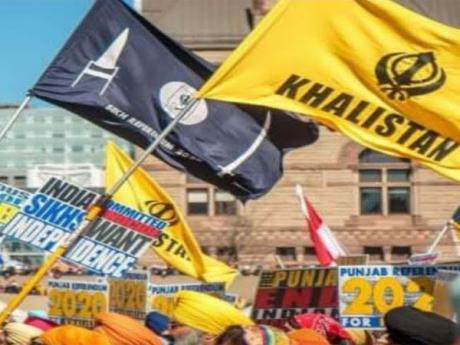 Sikhs for Justice demonstration in Canada