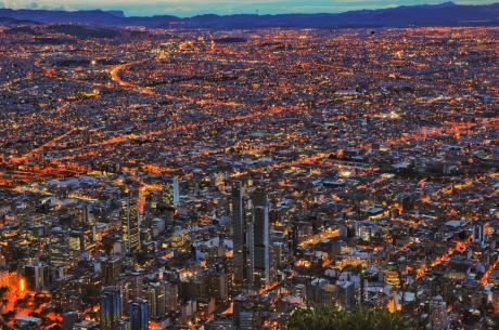 Bogota, Capital City of Columbia-Night View